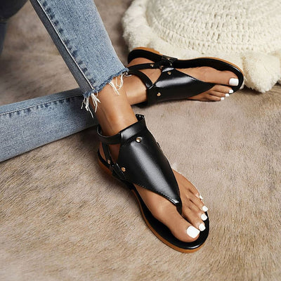 Kate - Damen Trendy Flache Sandalen