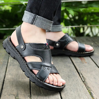 Michael - Modische Ledersandalen