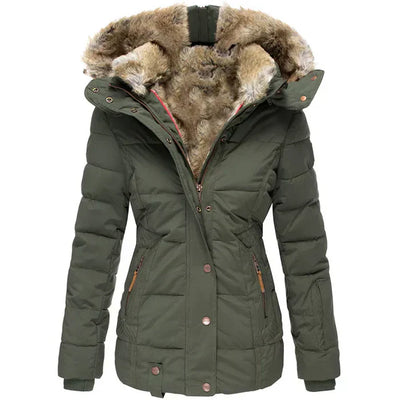 Nimue® | Warmer Wintermantel mit Fellfutter