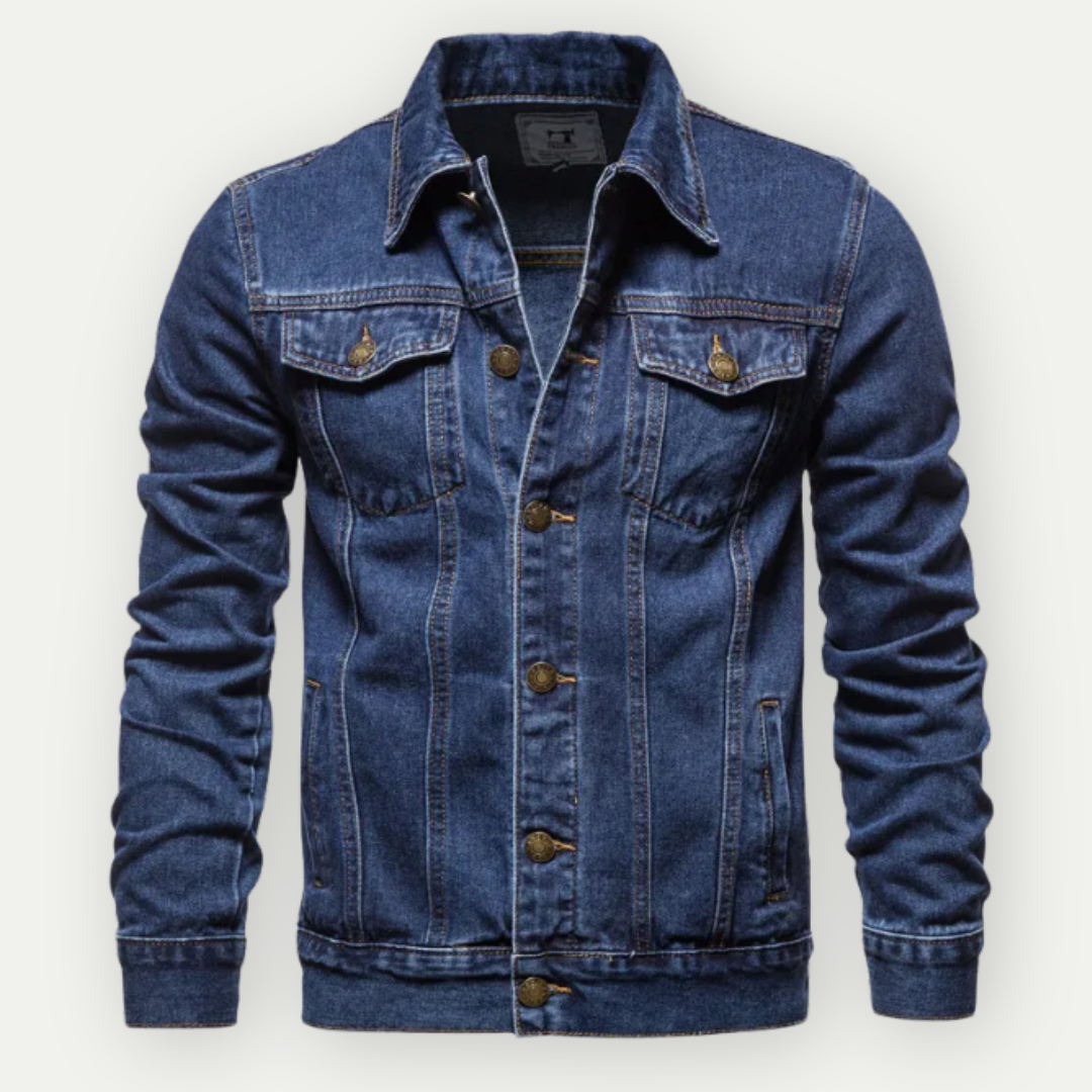 Pascal Klassische Denim Truckerjacke für Herren