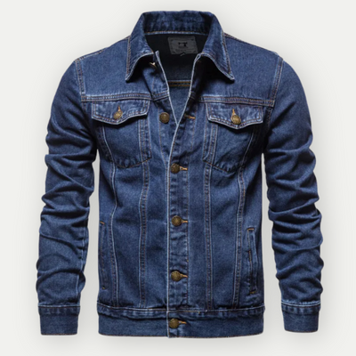 Pascal Klassische Denim Truckerjacke für Herren