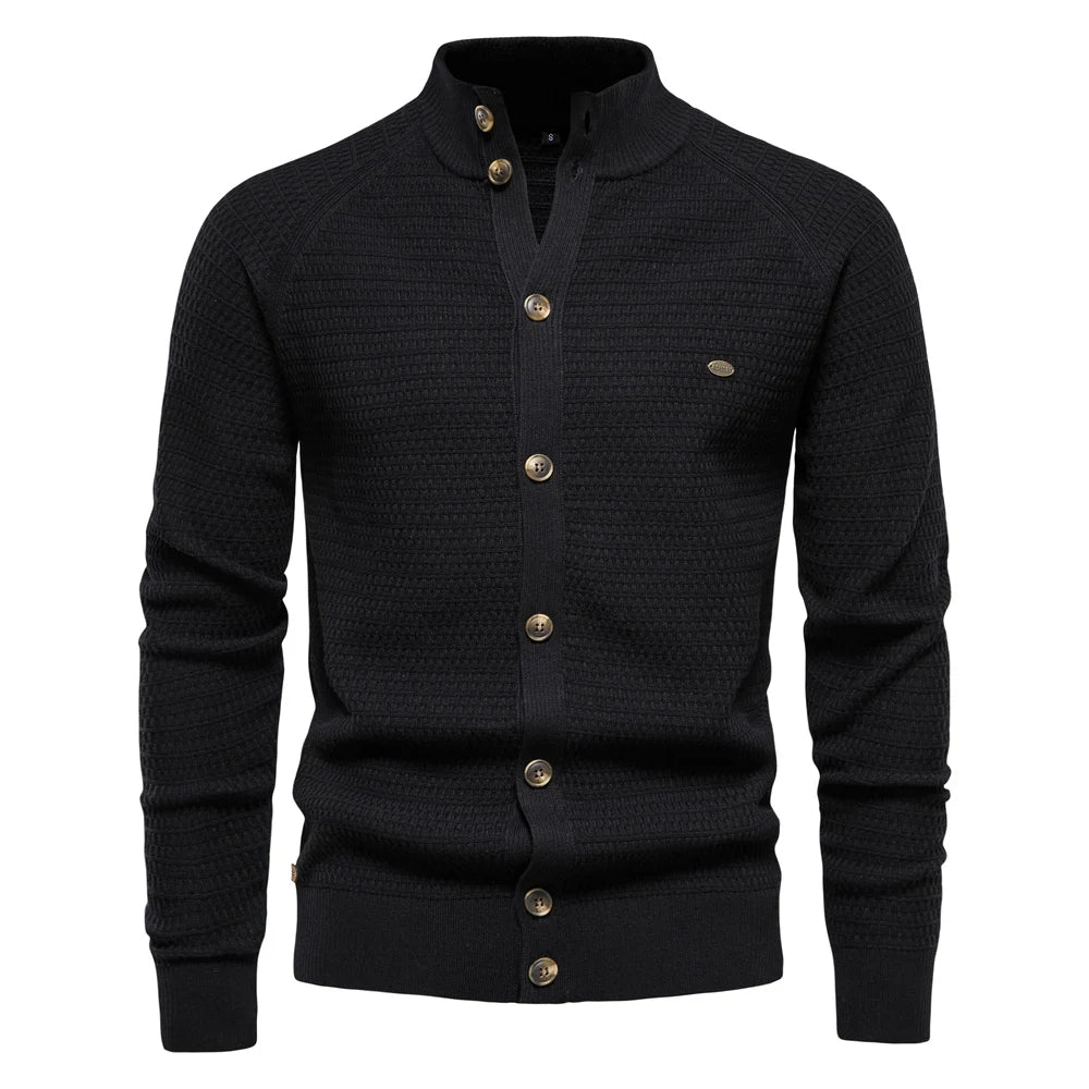 Gemütliche Baumwoll Strickjacke für Herren Jarv