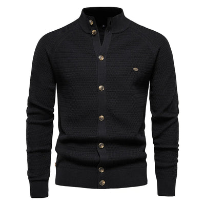 Gemütliche Baumwoll Strickjacke für Herren Jarv