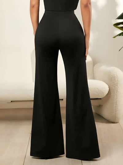 Karla | Elegante Flare-Jeans mit Spitzenapplikationen