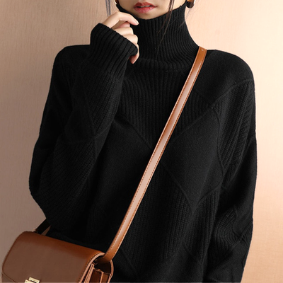 Christina® | Strukturiertes Rollkragenpullover