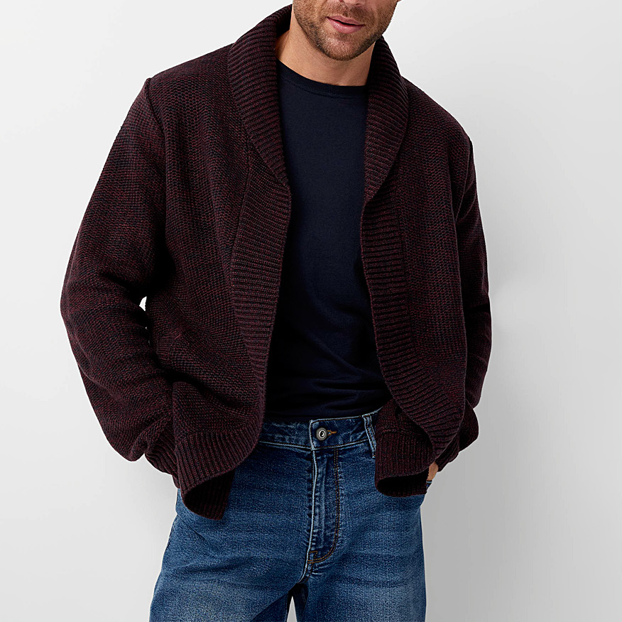 Elegante Woll Strickjacke für Herren Howard