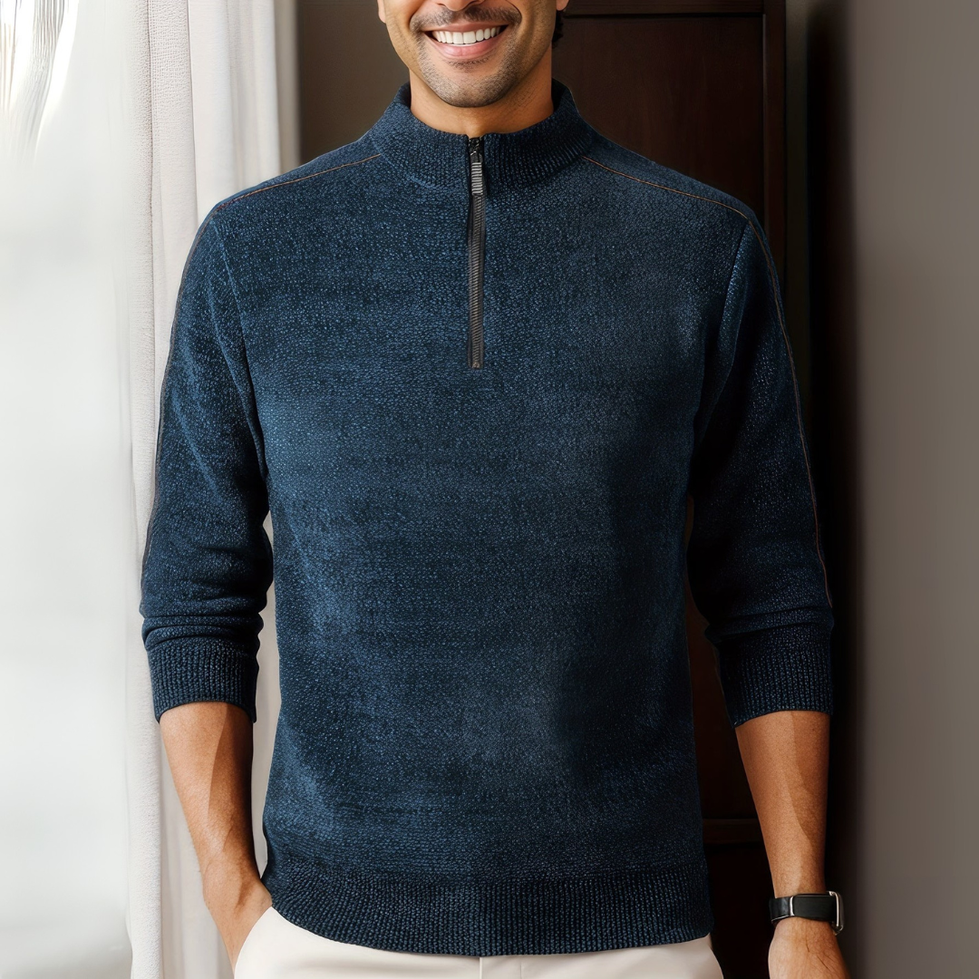 Lässiger Strickpullover für Herren