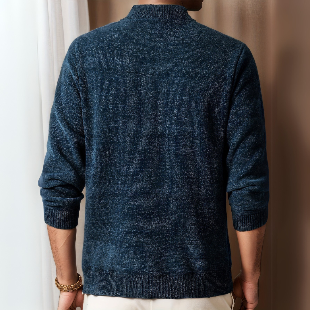 Lässiger Strickpullover für Herren