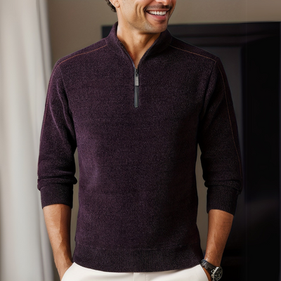 Lässiger Strickpullover für Herren