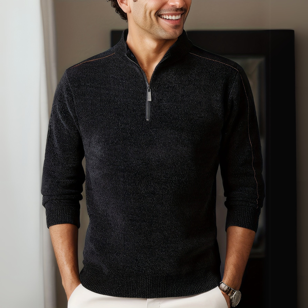 Lässiger Strickpullover für Herren
