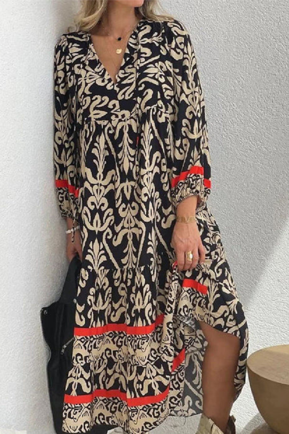 Kleid mit langen Ärmeln Shari
