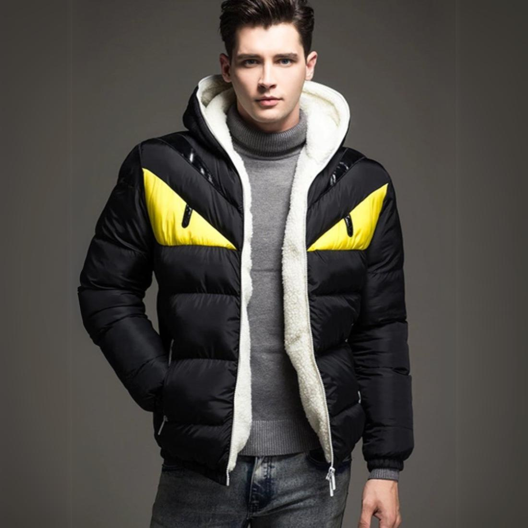 Warme Wattierte Jacke für Herren
