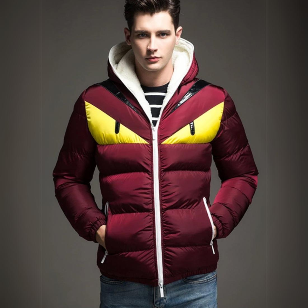 Warme Wattierte Jacke für Herren