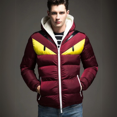 Warme Wattierte Jacke für Herren