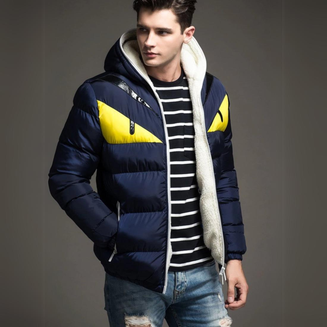 Warme Wattierte Jacke für Herren
