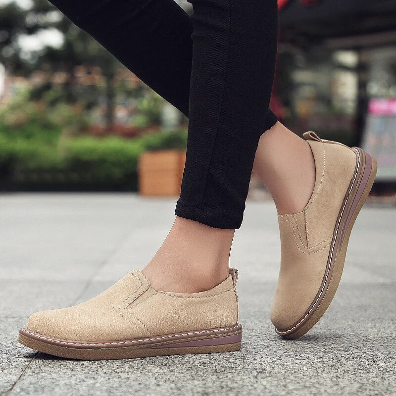 Keila - Raffinierter Loafer aus Wildleder für Damen