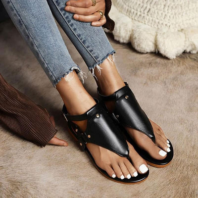 Kate - Damen Trendy Flache Sandalen