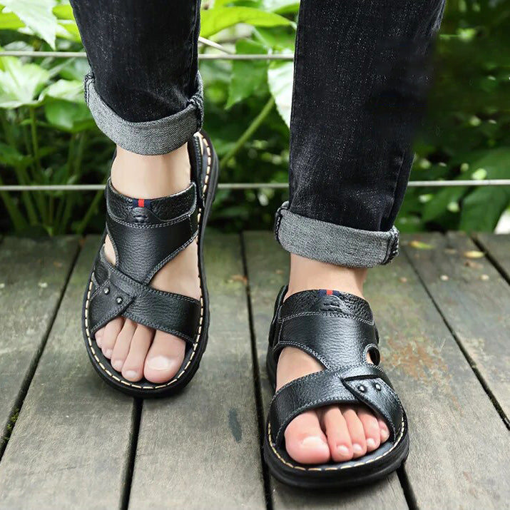 Michael - Modische Ledersandalen