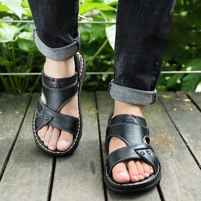 Michael - Modische Ledersandalen