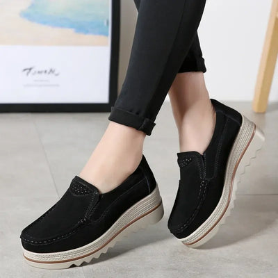 Emma - Damen Plateu Loafers