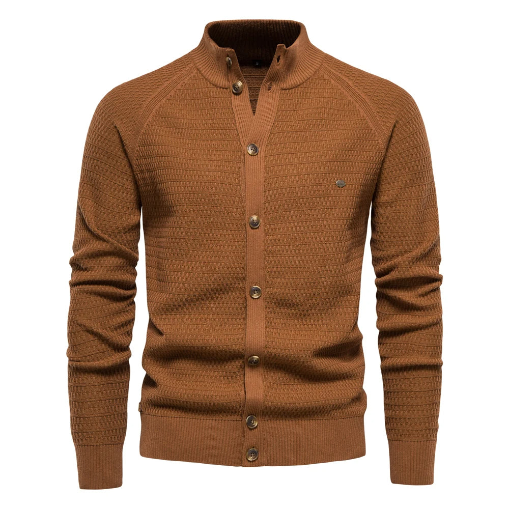 Gemütliche Baumwoll Strickjacke für Herren Jarv