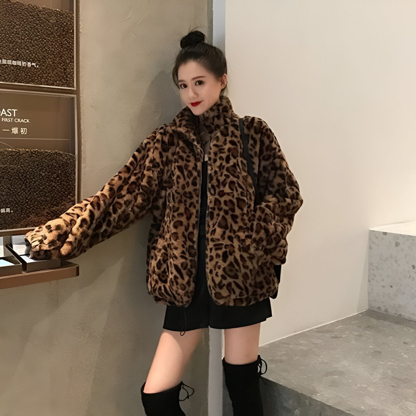 Larissa | Gemütliche & Schicke Leopardenjacke