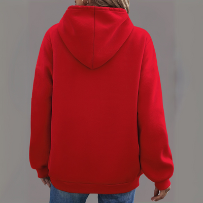 Lässiger Pullover mit Kapuze für Damen