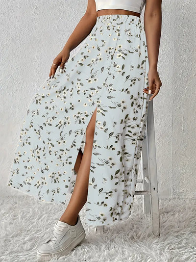 Louvina – Maxirock mit Blumenschlitz