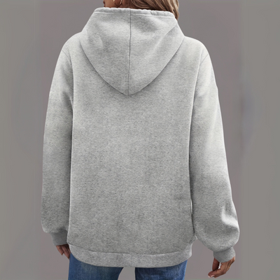 Lässiger Pullover mit Kapuze für Damen