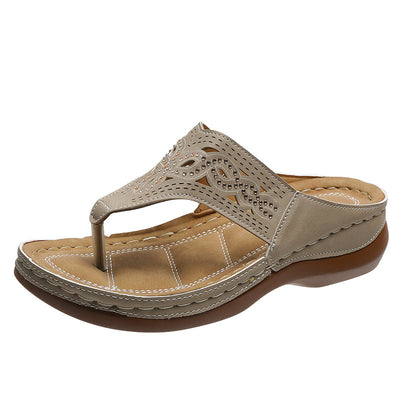 Franzi - Hohle Strass Flip Flops für Damen