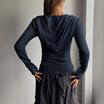 Strickjacke mit Kapuze für Damen