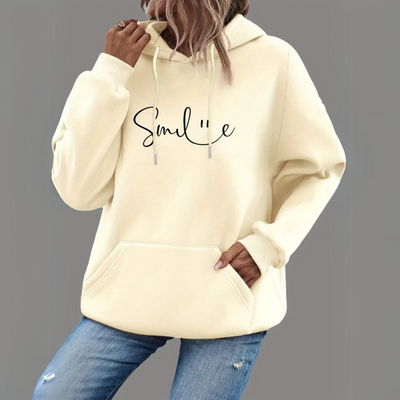 Lässiger Pullover mit Kapuze für Damen