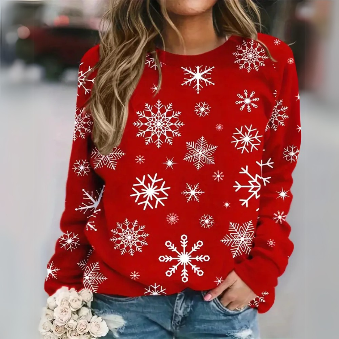 Stylischer Weihnachtspullover für Damen