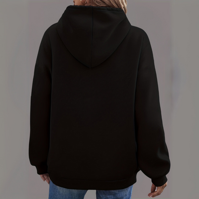 Lässiger Pullover mit Kapuze für Damen