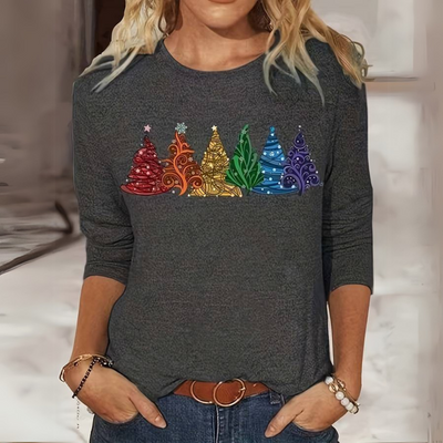 Lässiger Weihnachtspullover für Damen