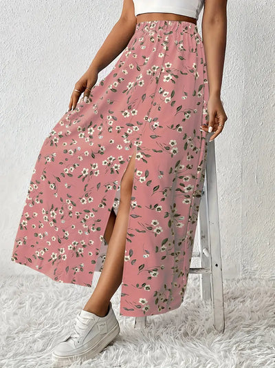 Louvina – Maxirock mit Blumenschlitz