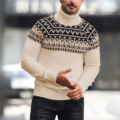 Lässiger Rollkragenpullover für Herren