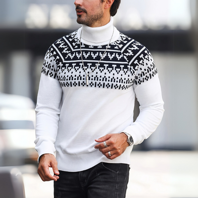 Lässiger Rollkragenpullover für Herren