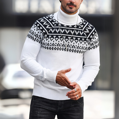 Lässiger Rollkragenpullover für Herren
