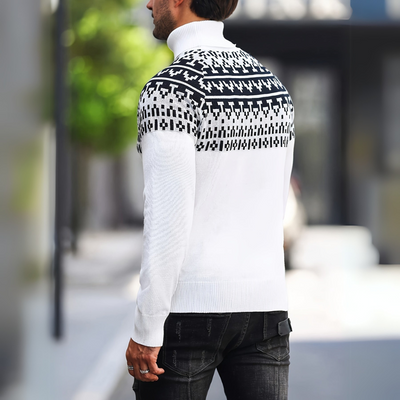 Lässiger Rollkragenpullover für Herren