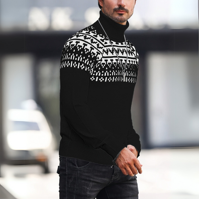 Lässiger Rollkragenpullover für Herren