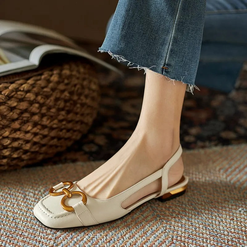 Joanna - Elegante Vintage-Sandalen