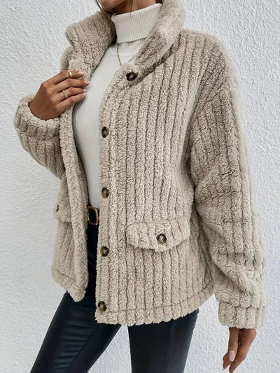 Elsa® | Strickjacke mit doppelseitigen Samtknöpfen