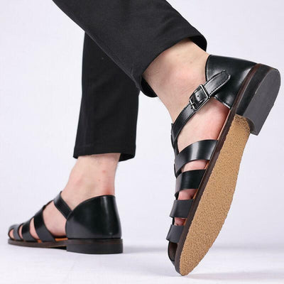 Ollie - Klassische Und Elegante Ledersandalen