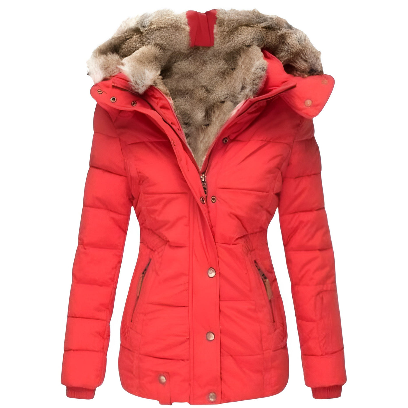Ariadna® | Wintermantel mit Kunstpelz