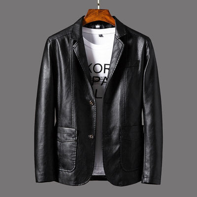Lederjacke für Herren Steno