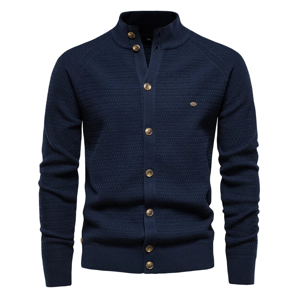 Gemütliche Baumwoll Strickjacke für Herren Jarv