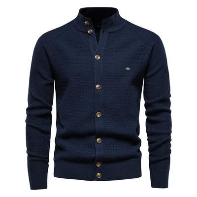 Gemütliche Baumwoll Strickjacke für Herren Jarv