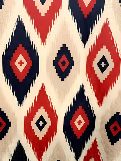 Frieda | Gemütlicher Pullover mit Stehkragen und Print