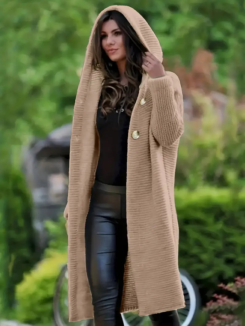 Rea - Robuster Langärmeliger Cardigan